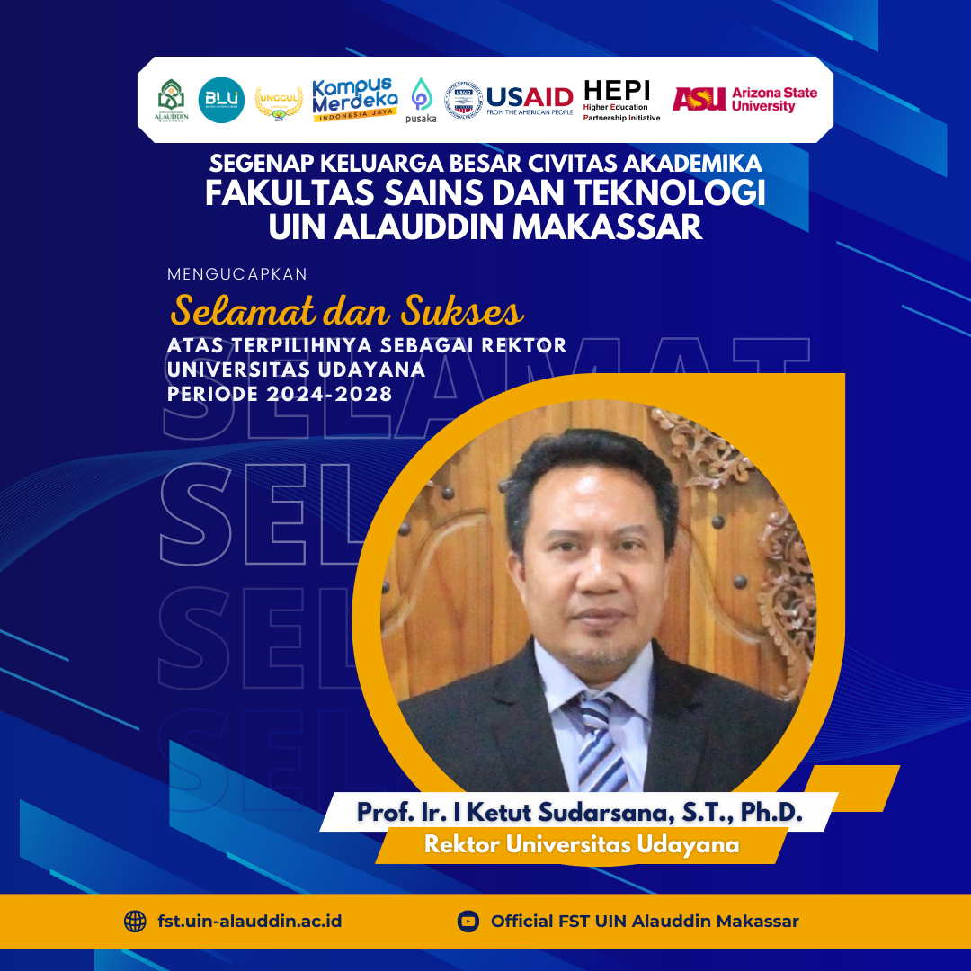 Selamat dan Sukses atas terpilinya sebagai Rektor Universitas Udayana 2024-2028