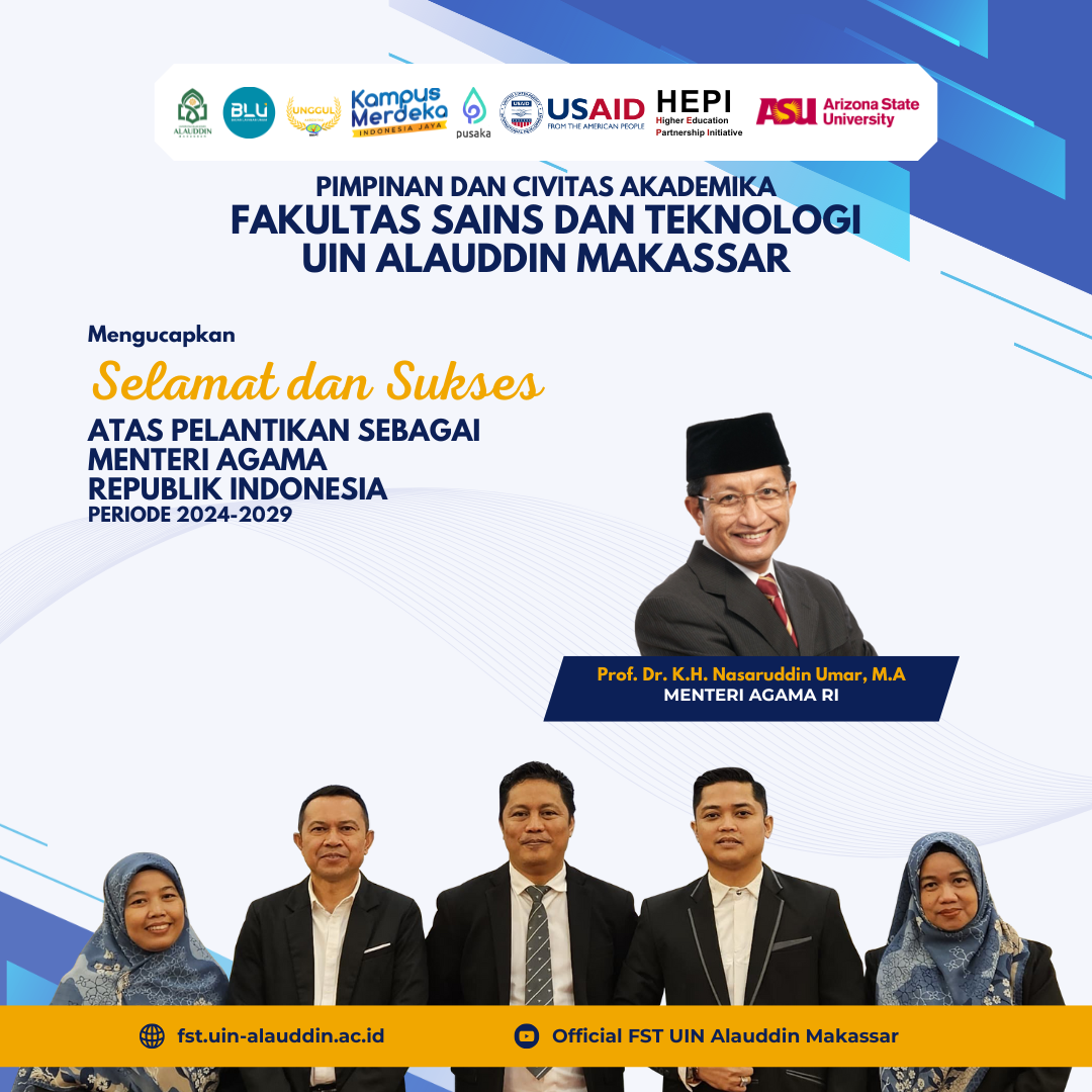 Selamat dan Sukses atas terpilinya sebagai Menteri Agama RI 2024-2029